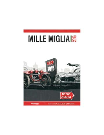 2016 MILLE MIGLIA JAARBOEK ITALIAANS, Boeken, Ophalen of Verzenden, Nieuw