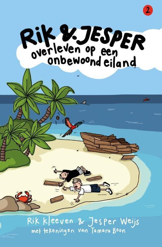 Rik en Jesper overleven op een onbewoond eiland / Rik &, Boeken, Kinderboeken | Jeugd | 13 jaar en ouder, Zo goed als nieuw, Verzenden