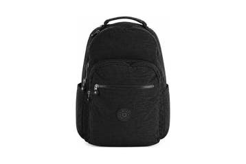 Kipling Rugzak Zwart, Handtassen en Accessoires, Kipling, Verzenden, 25 tot 40 cm, Zo goed als nieuw