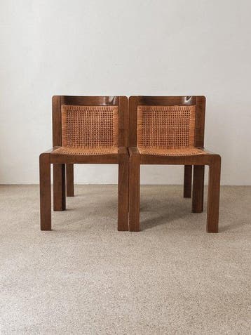 Stoel - Hout, Rattan