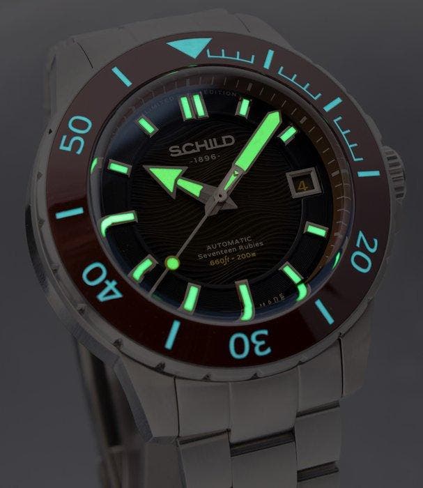 Schild - Swiss Automatic - Limited Edition * 1 - 50 * - Rare, Handtassen en Accessoires, Horloges | Heren