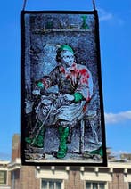 Vitrail - seconde moitié du XXe siècle - Schoenmaker, Antiquités & Art