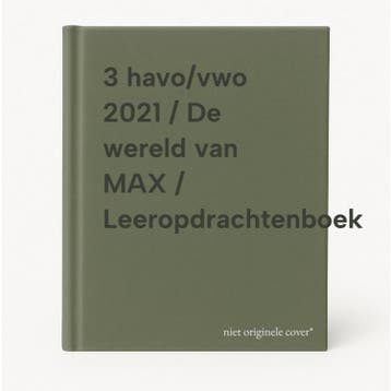 3 havo/vwo 2021 / De wereld van MAX / Leeropdrachtenboek, Boeken, Schoolboeken, Verzenden, Gelezen
