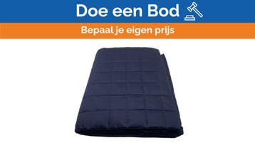 Bieden: Quilt Cotone Navy Blue Single Marine Quilt - Durabl, Ophalen of Verzenden, Nieuw