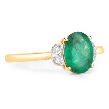 Zonder minimumprijs - Ring - 14 karaat Geel goud - 1.23ct., Nieuw