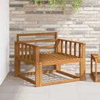 vidaXL Buiten Midden Sofa Naturel, Verzenden, Nieuw