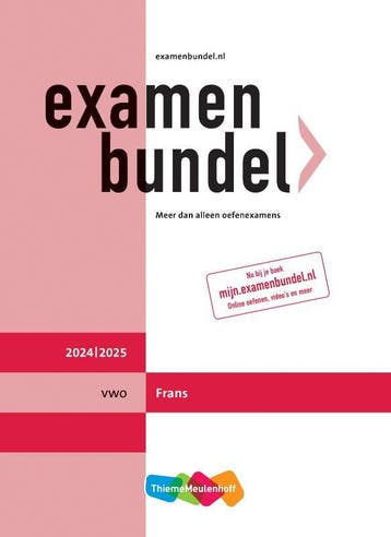 Examenbundel / vwo Frans 2024/2025 9789006316018, Verzenden, Zo goed als nieuw, Maran Lubsen