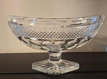 Schaal - Charles-X-Stijl Coupe Navette - Kristal - 2,8 kg -