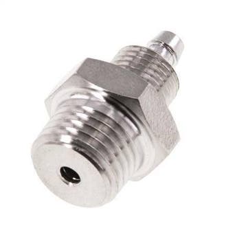 6x4 & 1/4''NPT RVS 1.4571 Rechte Opsteekkoppeling, Verzenden
