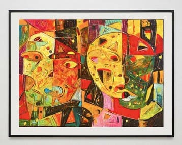 Nguyn V.L (1993) - Dialogue 60 80 cm - No Reserve
