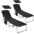 tectake Set van 2 ligbedden Chloé 4 niveaus met hoofdkussen, Verzenden