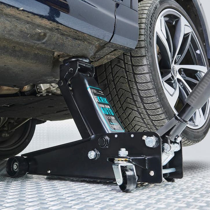 Datona Hydraulische autokrik - 2,5 ton + Verrijdbare garage, Auto diversen, Krikken, Ophalen of Verzenden