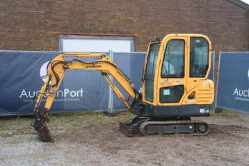 Veiling: Minigraver Hyundai Robex 16-9 Diesel 12kW 2016, Zakelijke goederen, Ophalen