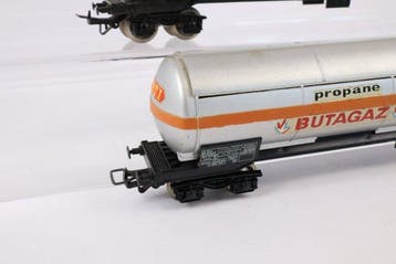 Jouef H0 - Modeltrein goederenwagon (5) - Vijf ketelwagens