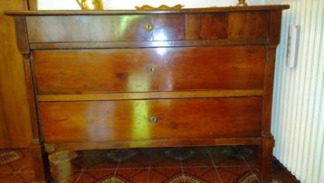 Commode - Noyer - Cassettone Impero