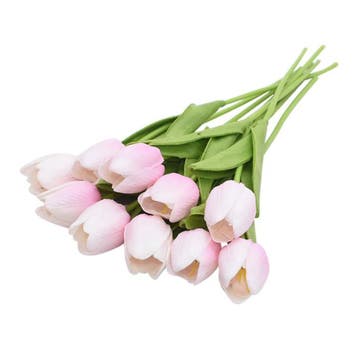 Kunst Boeket - Tulpen Zijden Bloemen Tulp Luxe Boeketten, Verzenden, Nieuw