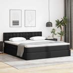 vidaXL Opslag bed met matras met matras Zwart 160 x 200 cm, Verzenden, Nieuw