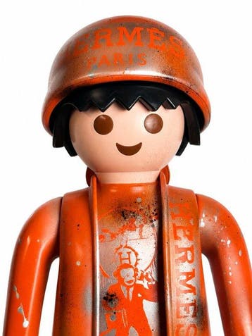 Daluxe Art - 1999 • XXL Hermès Playmobil Display 75 cm