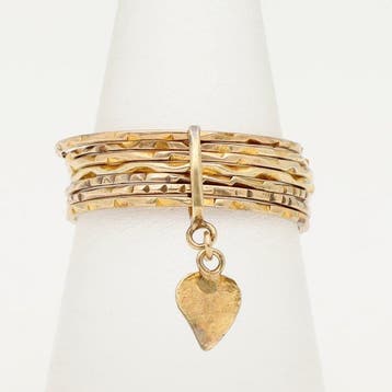 Ring - 14 karaat Geel goud, Handtassen en Accessoires, Nieuw