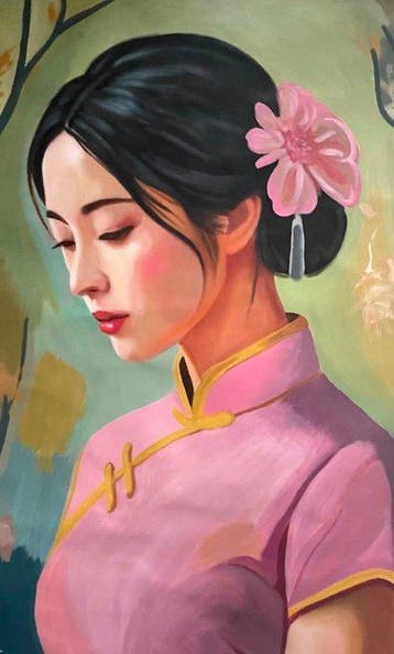 TA Duy Tung - Douceur pensive 120 120 cm