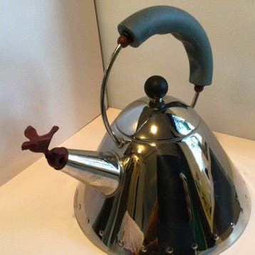 Alessi - Michael Graves - Fluitketel - Staal, Metaal -
