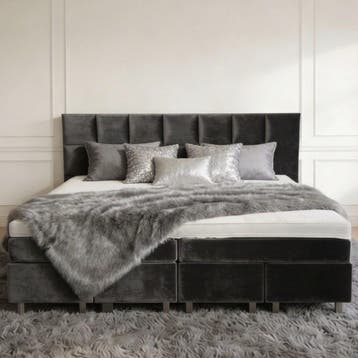 van Schaik Familie Boxspring Kingsize XXL - 240 x 200, Nieuw