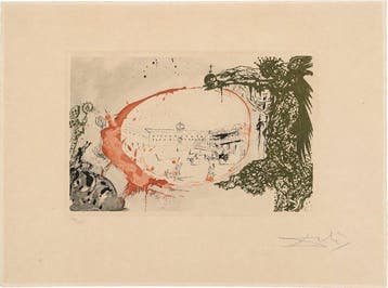 Salvador Dali (1904-1989) - Visions de paradis - from, Antiek en Kunst