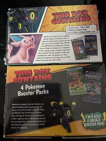 Pokémon - 2 Box - Mystery Grade’n Box and Power Booster Box, Nieuw