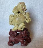 Bijzonder standbeeld - pierre à savon - Chine (Sans prix de, Antiquités & Art