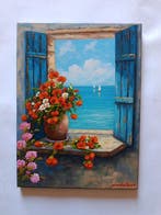 Gabriele Fabris (1958) - Finestra sul mare (paesaggio