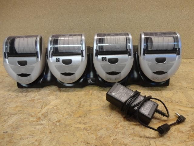 Set of 4 Zebra MZ320 WIFI 802.11b/g Portable Label Printer +, Computers en Software, Printers, Printer, Gebruikt, Ophalen of Verzenden