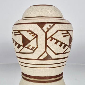 Faïencerie dOrchies (Moulin des Loups) - Vase - Faience -, Antiquités & Art