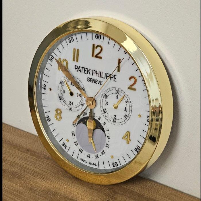 Moon24 -  Éclipse Patek Philippe  Wall Clock 40cm, Antiek en Kunst, Kunst | Designobjecten