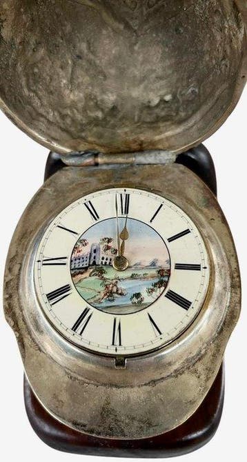 Memento Mori-klok - Charles Woodruff - Metaal - 1800-1850,