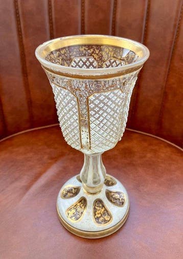 Calice - Cristal - Cristal de Bohême, Antiek en Kunst