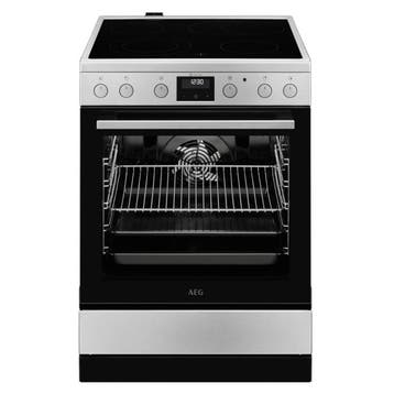 AEG CIB6733ACM Fornuis 60 cm Inductie Double Oven Zwart/RVS, Elektronische apparatuur, Ophalen of Verzenden, Nieuw