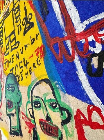 Malo - The Number 7054 - like basquiat