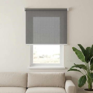 vidaXL Buitenrolgordijn 90% UV-blok Lichtgrijs 100 x 140 cm, Verzenden