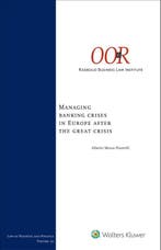 Managing banking crises in Europe after the great crisis, Verzenden, Zo goed als nieuw