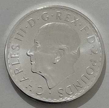 Verenigd Koninkrijk. 2 Pounds 2026 1 Oz .999 (Zonder, Postzegels en Munten