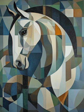 Alwwa Roma - Cabeza de Caballo Azul - XXL - Edición Única