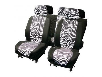 Stoelhoesset Zebra 9-Delig, Auto-onderdelen, Ophalen of Verzenden, Nieuw