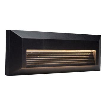 LED wandlamp rechthoek opbouw voetpad lamp 3W Warm wit, Verzenden, Nieuw, Overige materialen, Modern