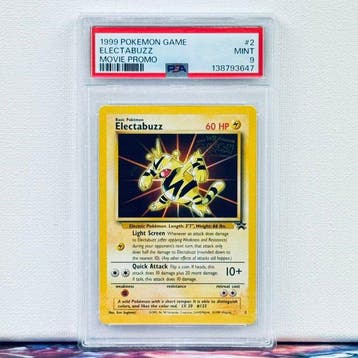 Pokémon Graded card - ELECTABUZZ #2 - Pokémon - PSA 9