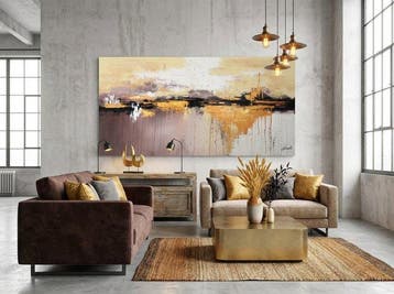 Monika Spiewak - Abstract - Oil Painting Stretched On The