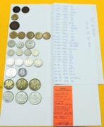 Roemenië. Lotto 28 monete da 2 Bani a 100 Lei dal 1867 al