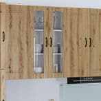 vidaXL Keukenkast aan de muur Lucca Artisanaal eiken 60 x 31, Huis en Inrichting, Verzenden, Nieuw