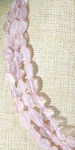 Rozekwarts uit Madagaskar, natuurlijk - ZEER ZELDZAAM -