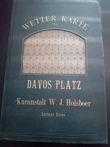 C. Wetzel - Wetterkarte von Davos Platz - 1886-1891