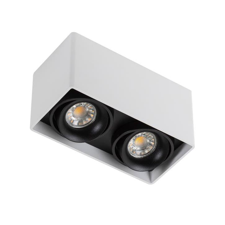 Spots opbouw Bjorn 2 Opbouwspot Wit Binnenverlichting, Huis en Inrichting, Lampen | Overige, Verzenden